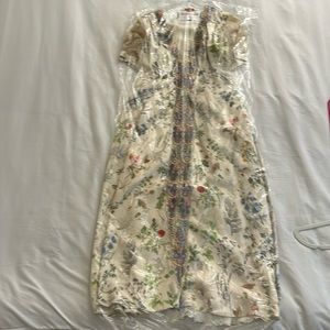 Anthropologie, Donna floral MIDI DRESS